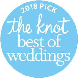 The Knot badge for Best of Weddings 2018 Pick