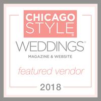 Chicago Style Weddings Magazine and Website Featured Vendor badge