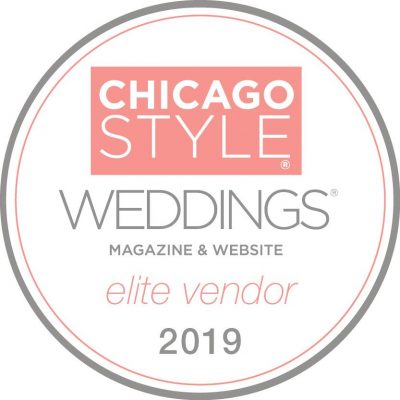 Chicago Style Weddings Magazine and Website Featured Vendor badge 2019