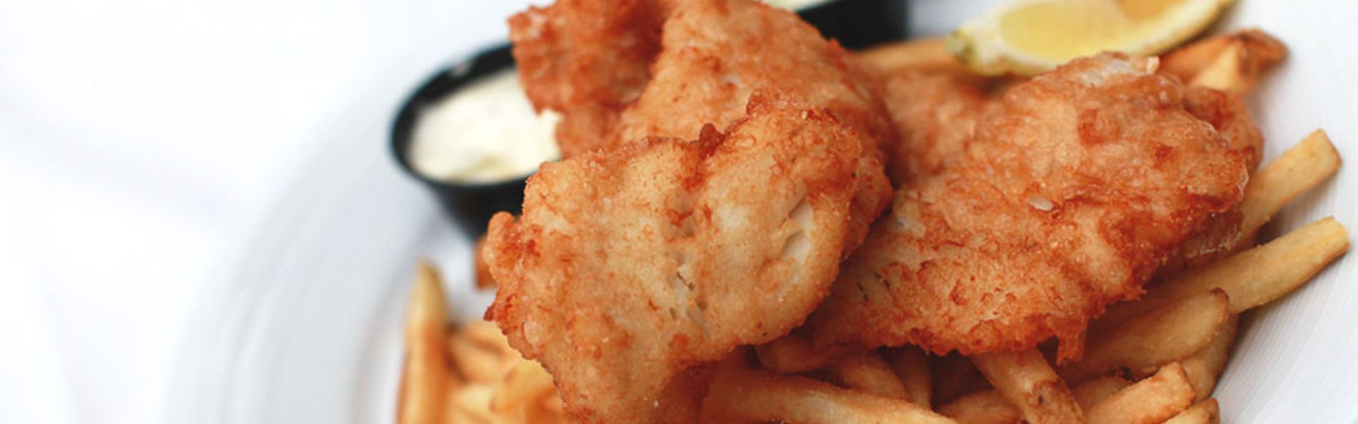 ArrowHead Food - Friday Fish Fry with fries and dip plate